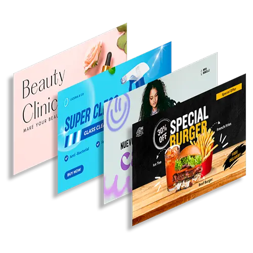 Diseño de publicidad para pantallas Kibuu