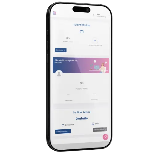 Software de gestión Kibuu para pantallas