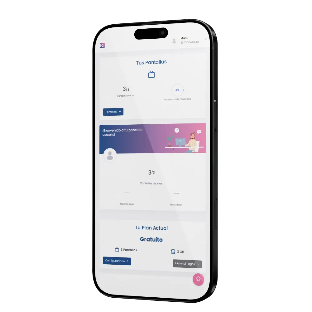 Gestión remota de tus pantallas